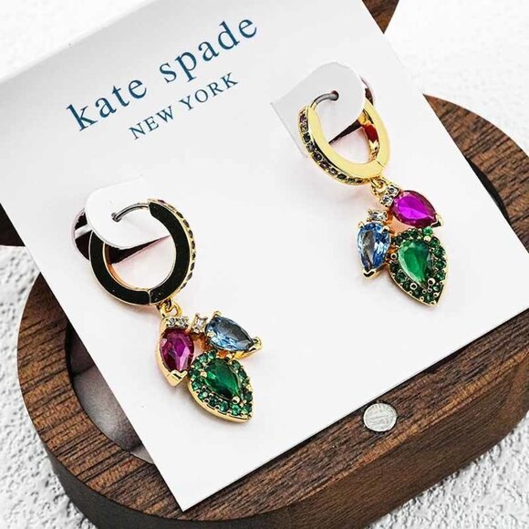 Kate Spade Leaf Stud Earrings - Picture 3 of 5